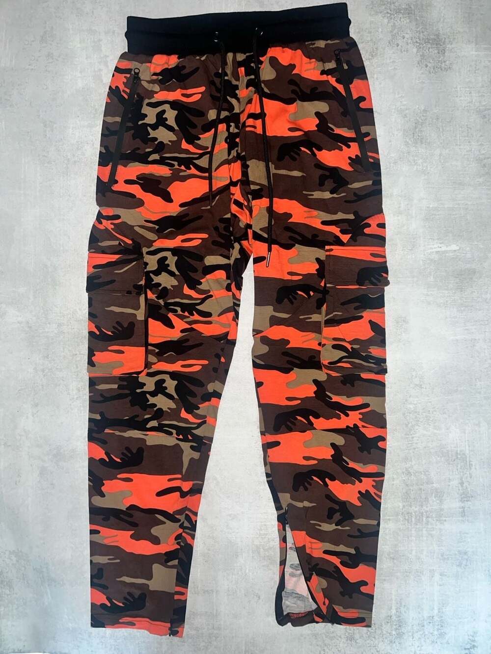 Size Up Apparel Camouflage Cargo Jogger Pants